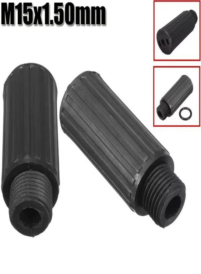 KING-PRO KING PRO Plastic Oil Cap Plug for Air Compressor, M15x1.50mm Thread, 50mm Length, Black, Spare Fittings with O-Ring - Image 2