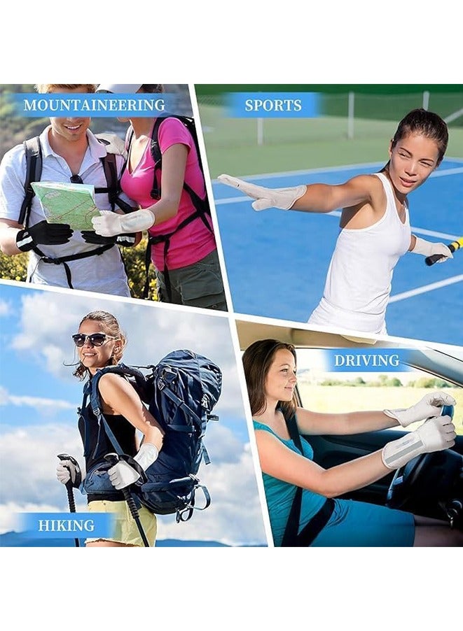 UV Protection Driving Gloves for Women, Non Slip Touchscreen Gloves，Ultra Thin Full Finger UV Protection，Can be Used for Fishing, Golf, Biking, Hiking And Camping - Image 4