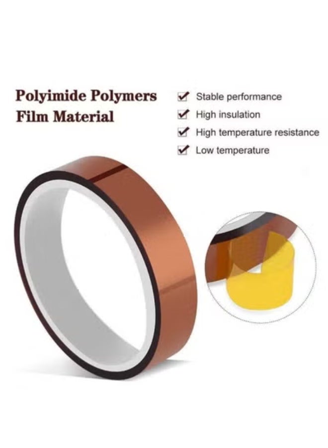 Peachjoy Teflon Sheets, 2 Packs 12 x 16 Inch and 2 Rolls 10mm X 33m Heat Resistant Sublimation Tape, Heat Press Transfer Non-Stick Paper Reusable Heat Resistant Craft Pads for Heat Press - Image 3