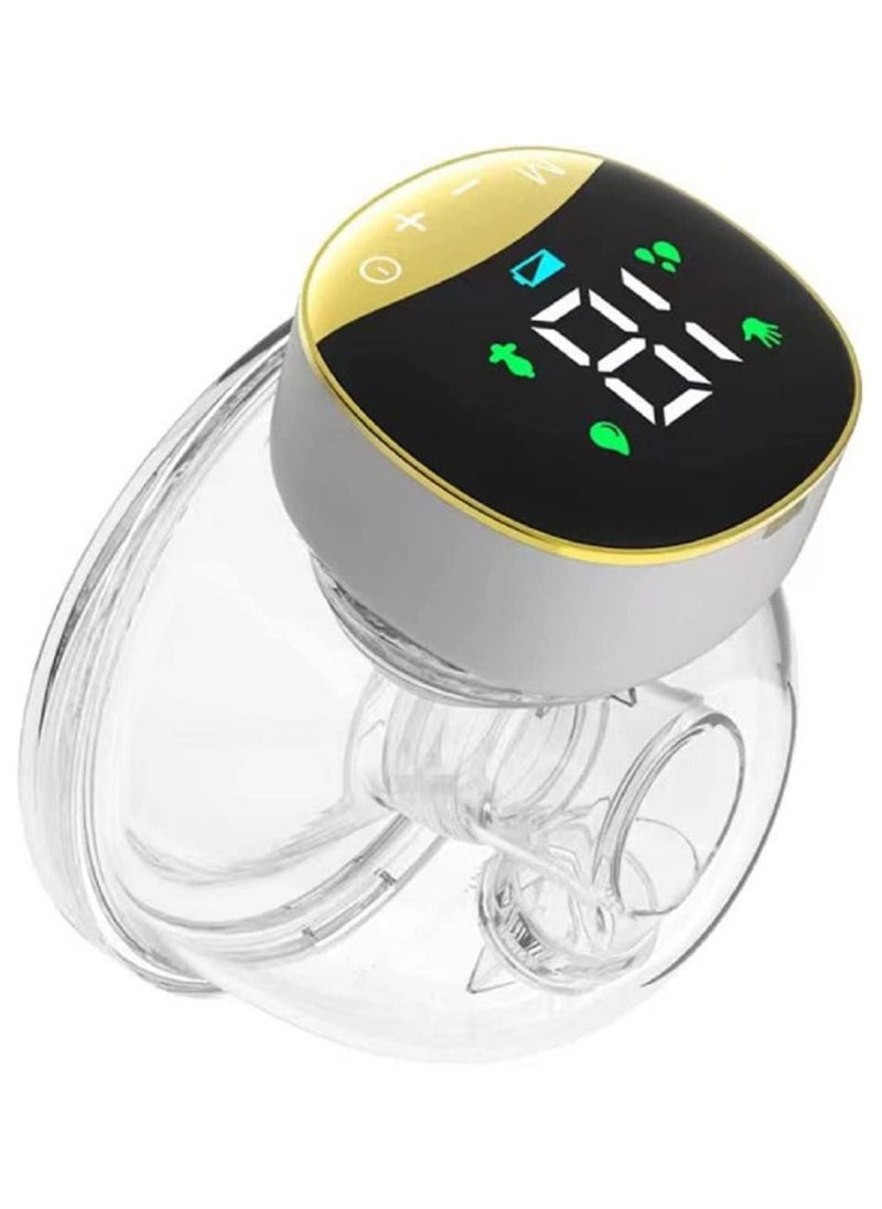 Gonice Electric Breast Pump,Wearable Breast Pump Hands Free,Portable Anti-Backflow,LCD Display,4 Modes 12 Gears,Low Noise & Painless,24mm Wireless Breast Pump for Breast Feeding  - Image 1