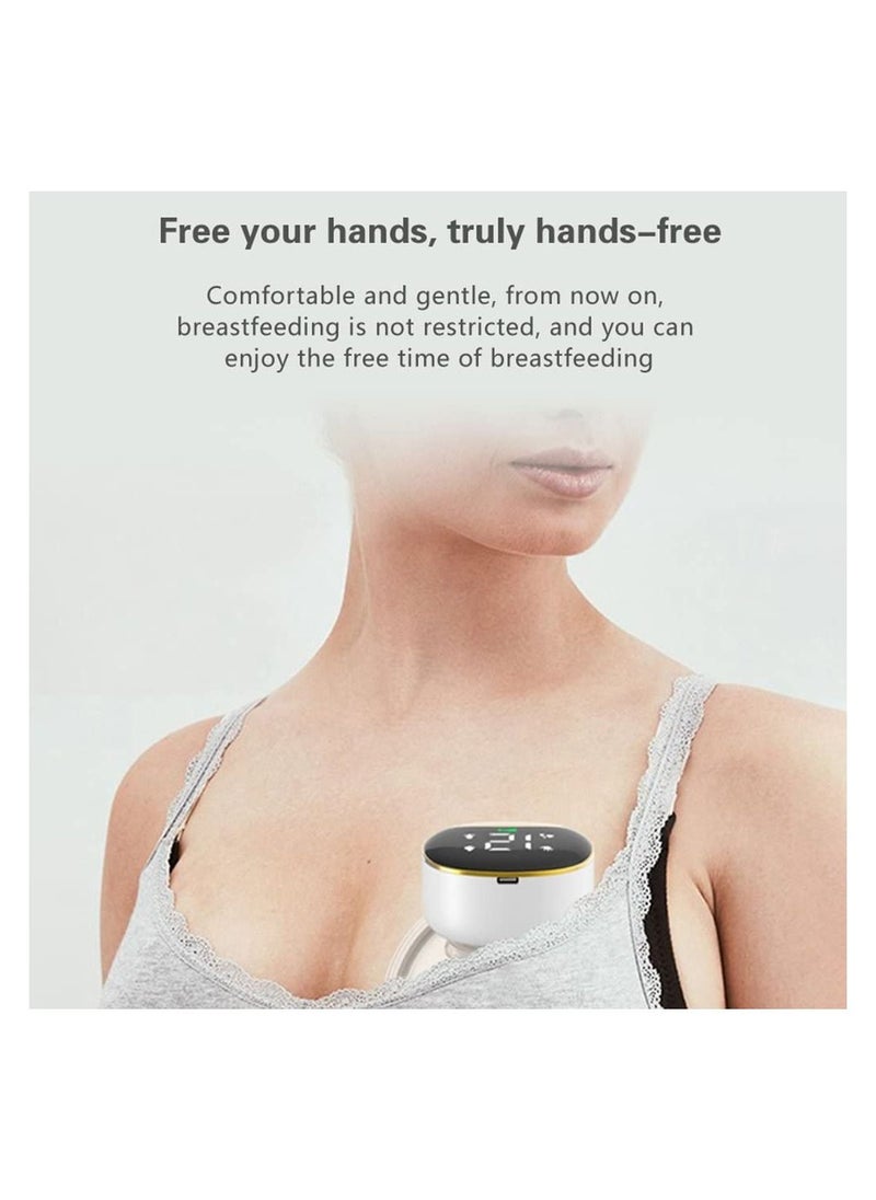 Gonice Electric Breast Pump,Wearable Breast Pump Hands Free,Portable Anti-Backflow,LCD Display,4 Modes 12 Gears,Low Noise & Painless,24mm Wireless Breast Pump for Breast Feeding  - Image 2
