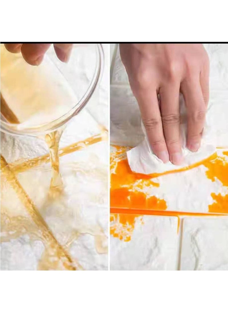 LINGWEI 3D Wall Sticker Waterproof Wall Tiles - Image 4