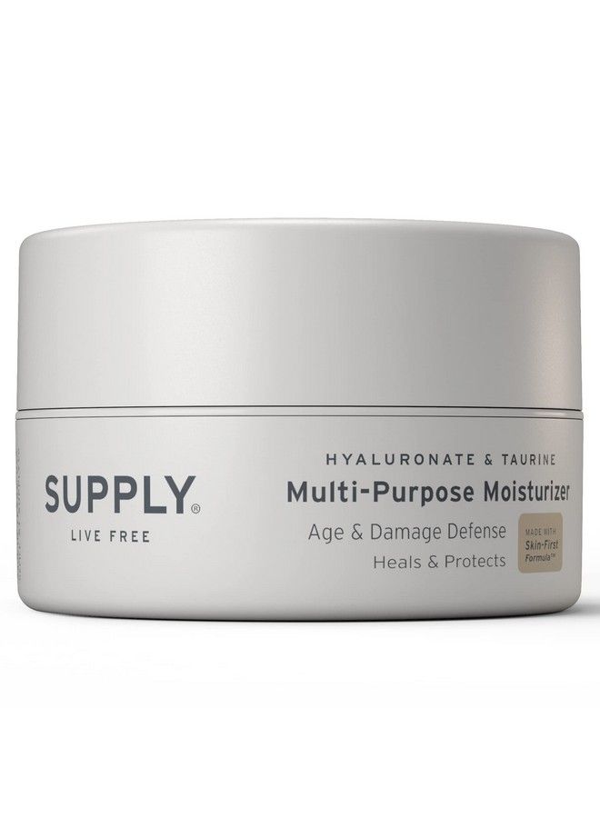 SUPPLY Multipurpose Facial Moisturizer For Men: Antiaging Skin Hydration With Hyaluronate Aloe Vera And Shea Butter Reduces Wrinkles And Fine Lines Increases Firmness And Elasticity Oil Free - Image 1
