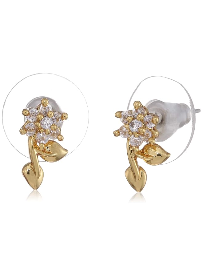 إيروريكس طقم قلادة ألماس أمريكي مطلي بالذهب للنساء - Image 3