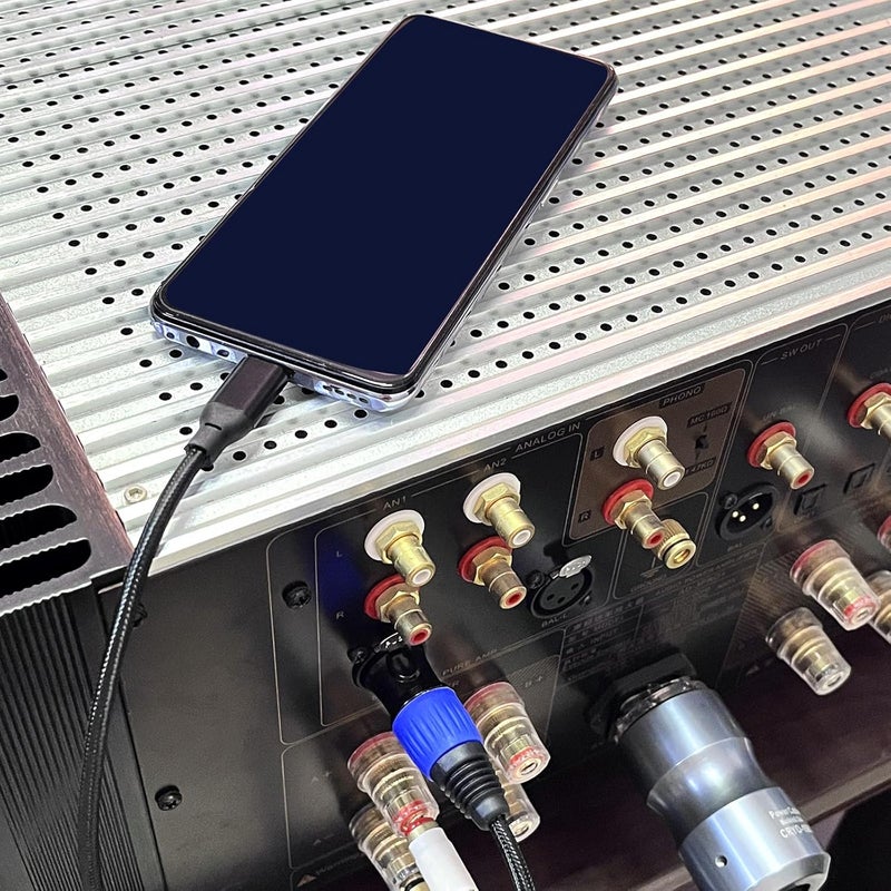 كابل ميكروفون متوازن من USB Type C إلى XLR ذكر 3 دبابيس بطول 2 متر للمزج - Image 4
