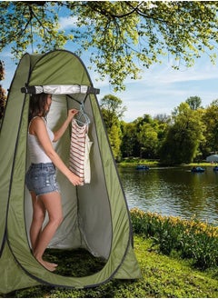 GROIC Shower Tent with 20L Water Bag Pop-Up Privacy Tent Camping Portable Toilet Tent Outdoor Camp Bathroom Changing Dressing Room Instant Privacy Shelters  - Image 5