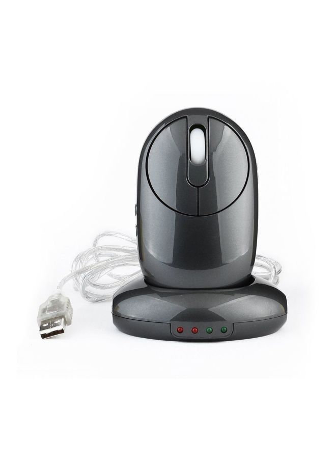NIBEMINENT MZ-012 Wireless Optical Mouse With USB Charging Dock Dark Grey  - Image 4