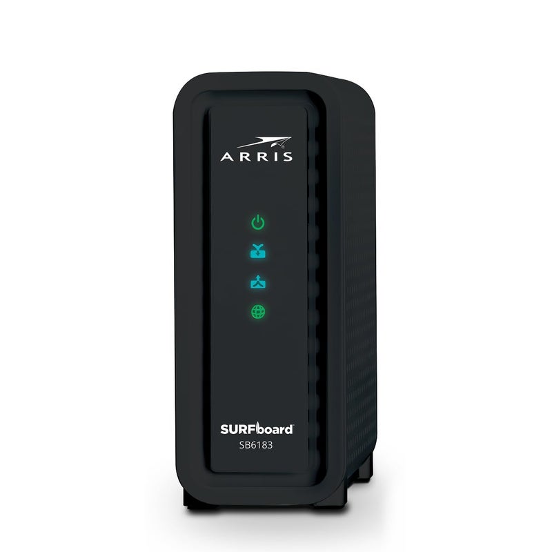 ARRIS SB6183 Cable Modem Fast DOCSIS 30 16x4 Gigabit Check with your provider for compatibility 1 Gbps Port 400 Mbps Max Internet Speed 2 Year Warranty - Image 2