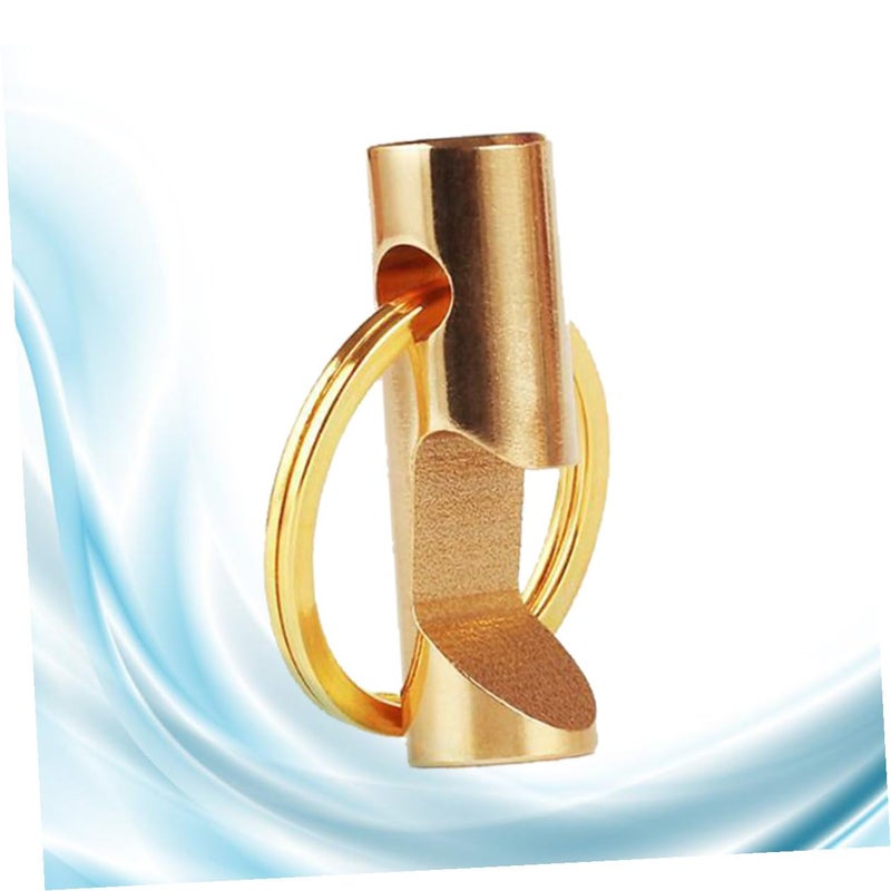 Brass Bottle Opener Keychain Set 2 Pack Portable Manual Can Lid Lifter For Travel - Image 5