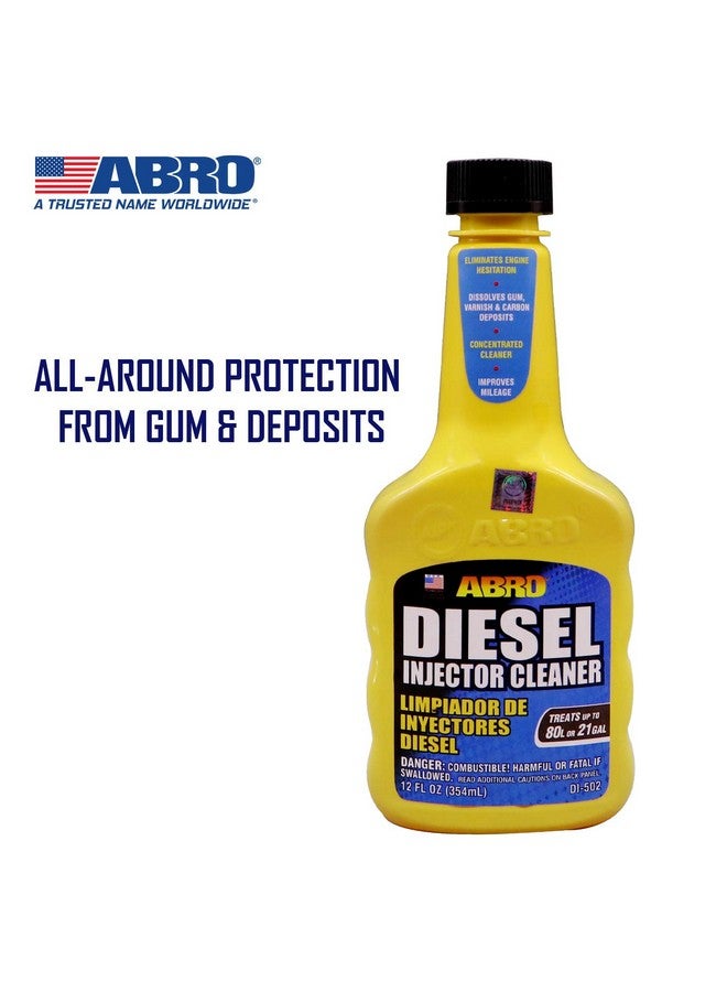 Abro علاج وقود الديزل لسيارات الدفع الرباعي Abro DI-502 ومنظف الحقن لتحسين المسافة المقطوعة وتنظيف الرواسب (354 مل) - Image 2