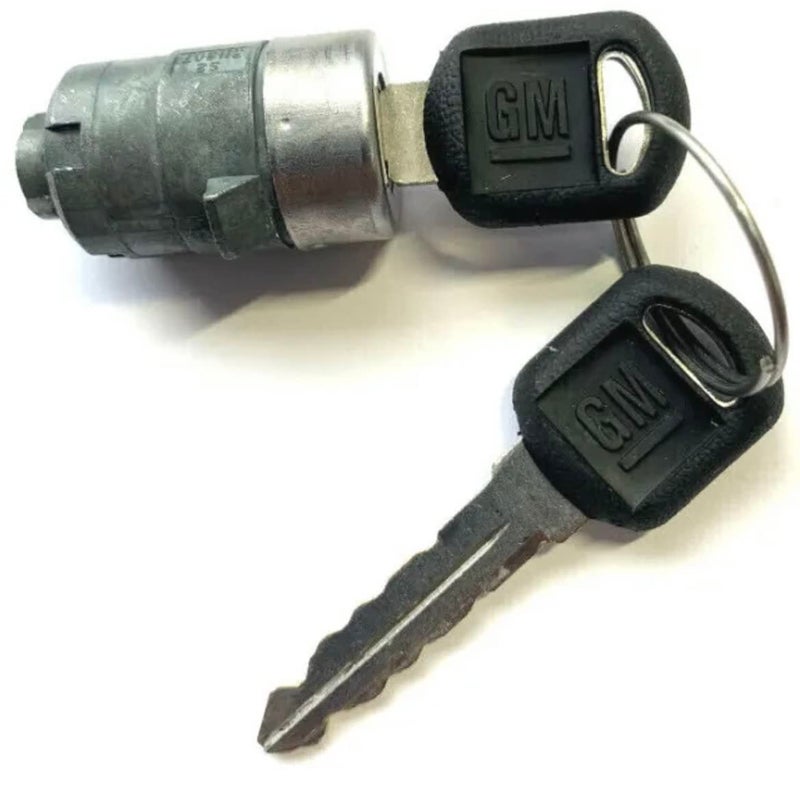 Chevrolet NEW Chevy OEM Single Door Lock Cylinder W/2 OEM Bowtie Logo Keys-706592 + 598007 - Image 2