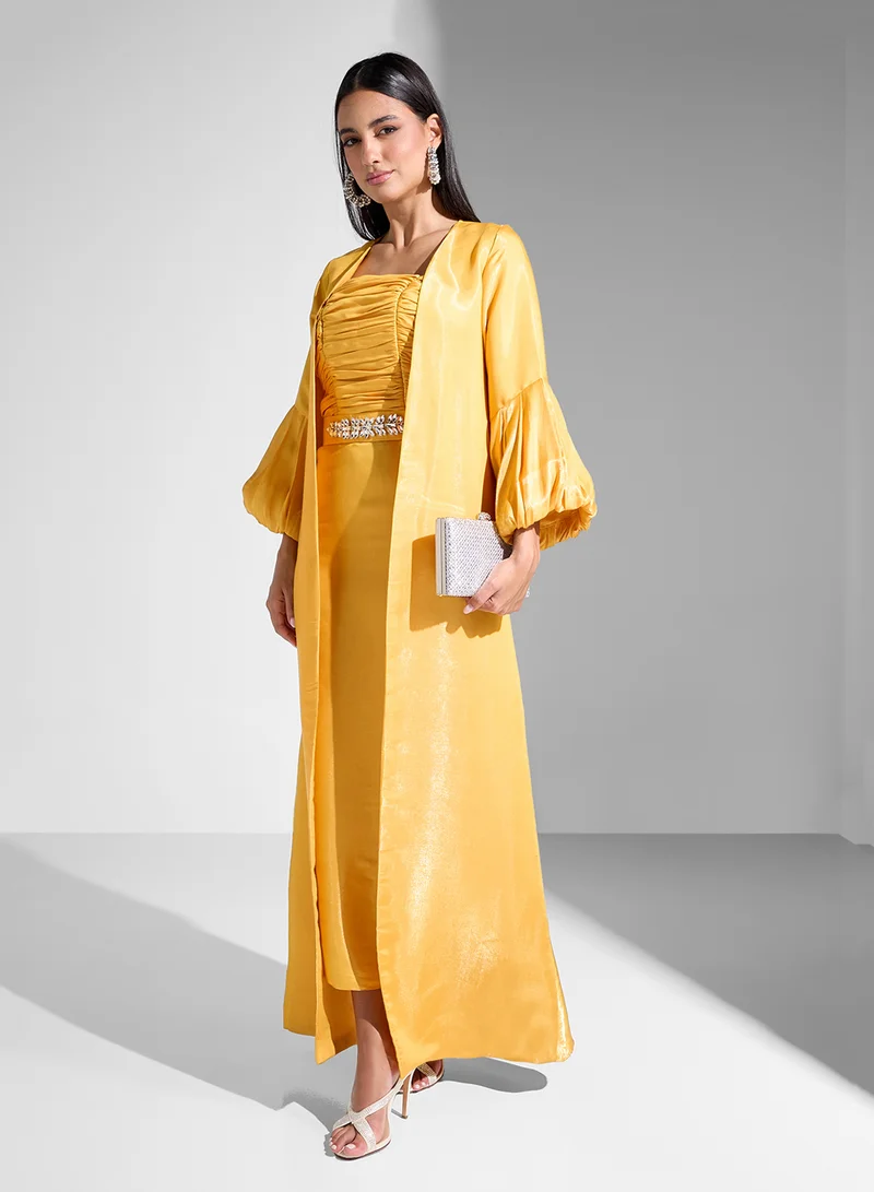Akadia Fashion Two Piece Pleated Set