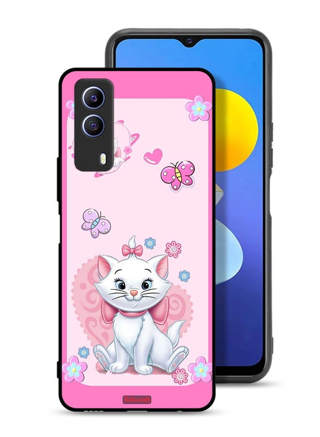 Tolwak Vivo T1x Protective Case Cover Cute Lady Cat - Image 1