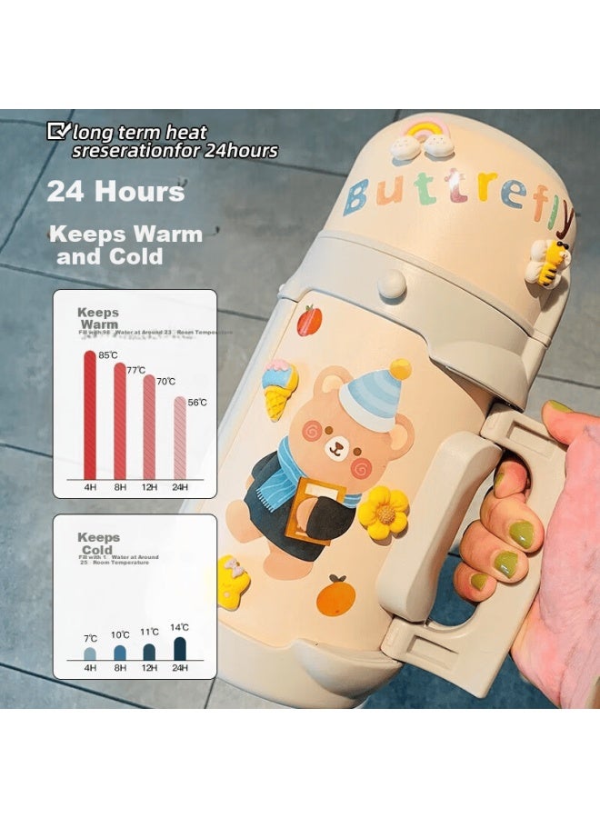 UPSTYLE Youjia Liangpin Large Capacity Household Thermos Flask 304 Stainless Steel Insulated Hot Water Kettle - Image 2
