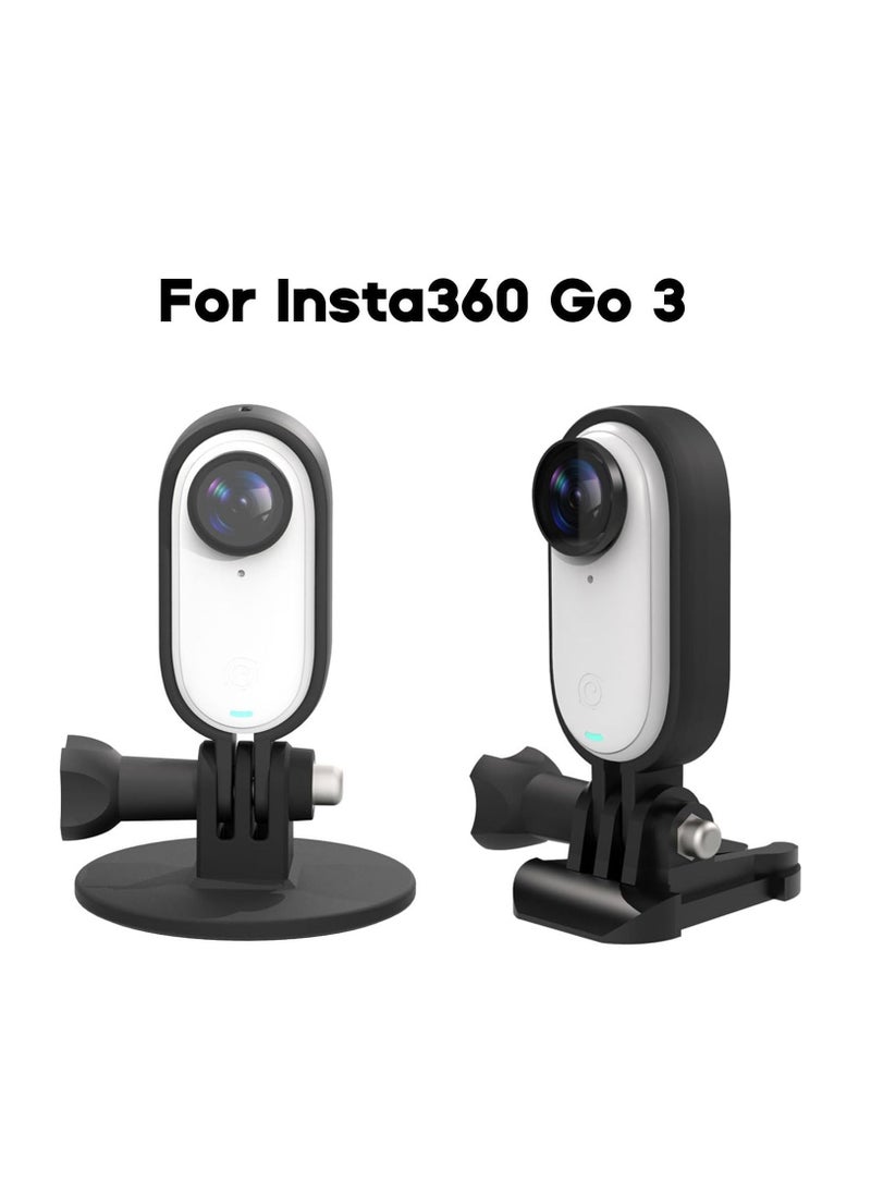 Protective Frame Case for GO3 Camera Border Holder Tripod Adapter Mount Expansion Bracket Protective Frame Case Compatible for Insta360 GO 3 Camera Body Border Holder