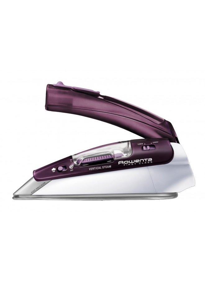 Rowenta - Rowenta Pro Compact Stainless Steel Soleplate Steam Iron For Clothes 200 Microsteam Holes, Cotton, Wool, Poly, Silk, Linen, Nylon 1000 Watts Ironing, Fabric Steamer, Travel, Dual Voltage Da1560 - Image 1