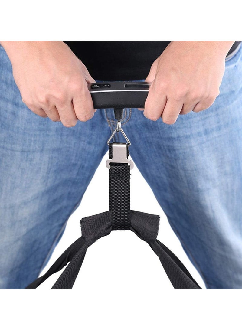 Silver Portable Digital Luggage Weight Scale LCD Digital Suitcase Scale for Travel