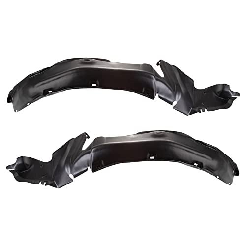 TRQ Inner Fender Liner Set Compatible with 1988-1991 Honda Civic HO1248108 HO1249108 - Image 1