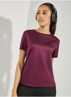 Styli Logo Detail Short Sleeves Basic Top  - Image 1