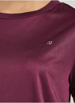 Styli Logo Detail Short Sleeves Basic Top  - Image 4