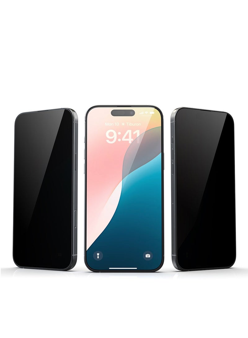 ديفيا حماية شاشة  ايفون 16برو لقافه  من ديفيا يضمن لك حماية الشاشة من الخدوش والصدمات مع الحفاظ على الخصوصية ذات الحافة الناعمة والزجاج المقسّى مرتين - Image 1