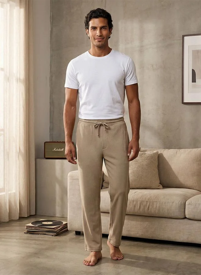 Splash FAV BEIGE Ribbed Pyjama with Pocket for Men | Best Price UAE