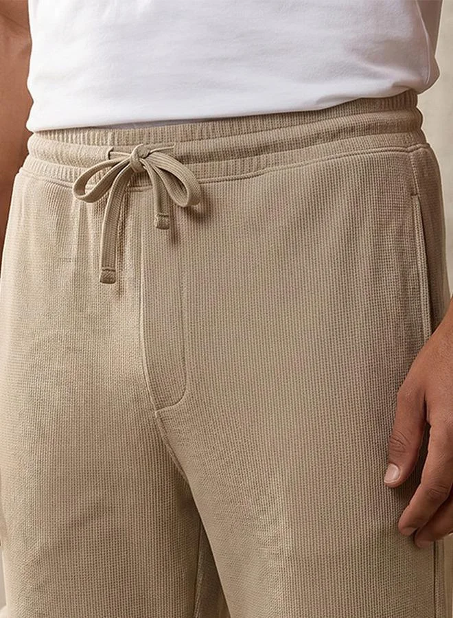 Splash FAV BEIGE Ribbed Pyjama with Pocket for Men | Best Price UAE