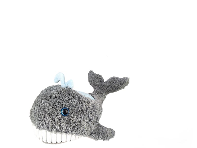 Cross-border hot supply of children's whale comfort projector plush doll parent-child interactive baby comfort doll wholesale 17cm - Image 1