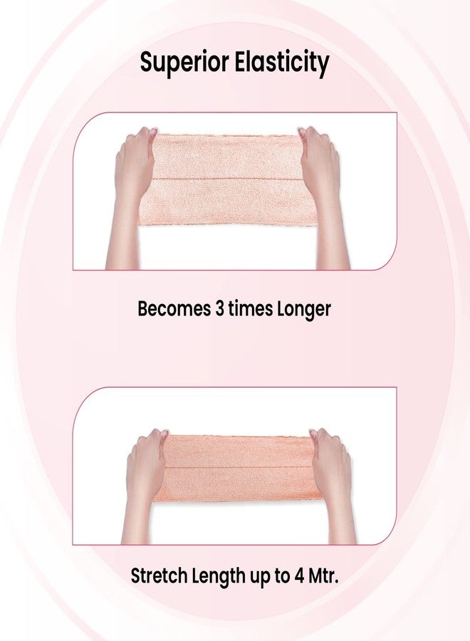 Leeford Crepe Bandage knee, leg, wrist, ankle, elbow, hand, foot, finger Support | Reusable & Washable Soft Cotton Elastic Crepe Roll for Pain Relieve with Fast Edges | Hook & Loop Closure (6cm x 4m) Pack of 2 - Image 5