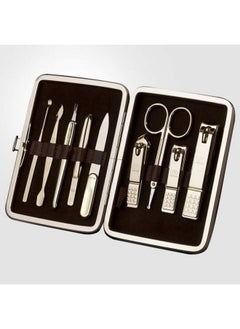 Three Seven (777) E Seven (777) Travel Manicure Grooming Kit Nail Clipper Set (9 Pcs Ts392Wg) Made In Korea Since 1975.  - Image 1