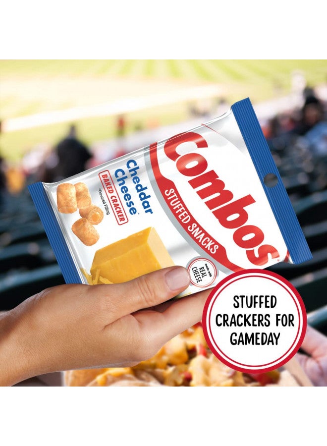 Combos COMBOS Cheddar Cheese Cracker Baked Snacks 6.3-Ounce Bag (Pack of 12)  - Image 2