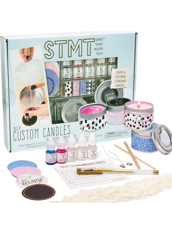 STMT D.I.Y. Custom Candles, Candle Maker Kit, DIY Candle Making Set, Make Your Own Candle Starter Kit for Kids, Ages 8+, Colors may vary - Image 1