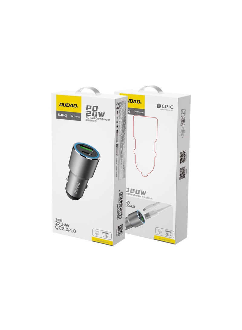 DUDAO R4PQ-S PD 20W CAR CHARGER - Image 4