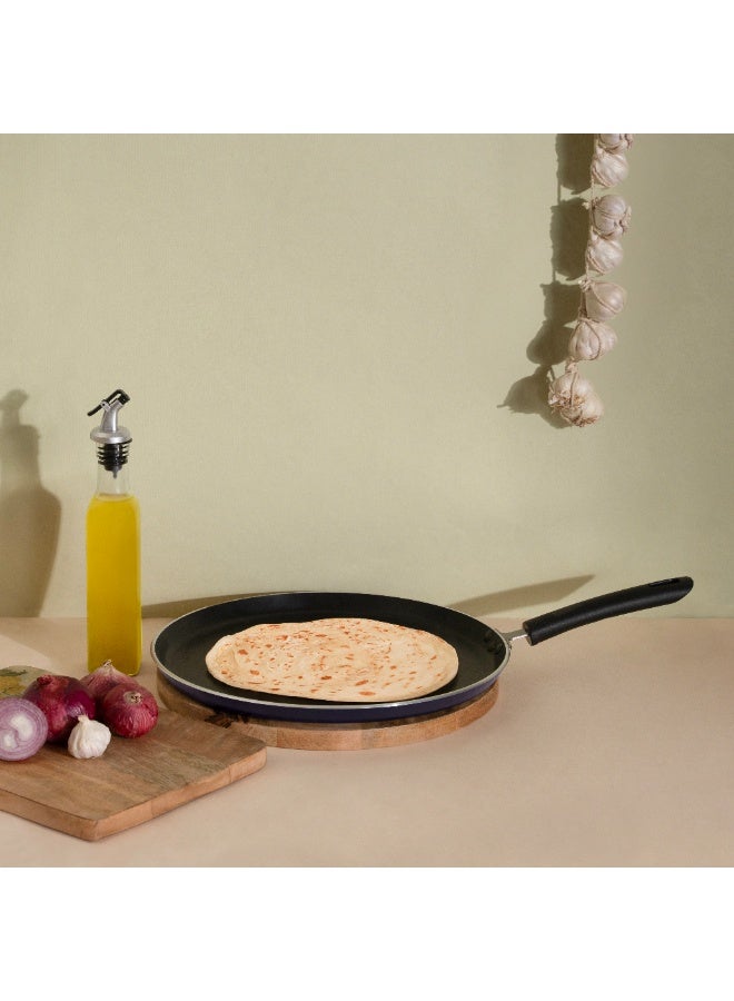 NIRLEP NutriHealth 31cm Flat Griddle Tawa with Xtra Thick Base| Silver Ion Coating, Sturdy Handles, PFOA Free, 5 Layered Coating | To Make Dosas, Uttapams, Parathas, Chillas, Omelettes, Crepes & Bread Toast  - Image 4