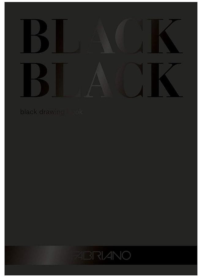 A4 20 Sheets Drawing Paper 21 x 29.7 cm Size Black