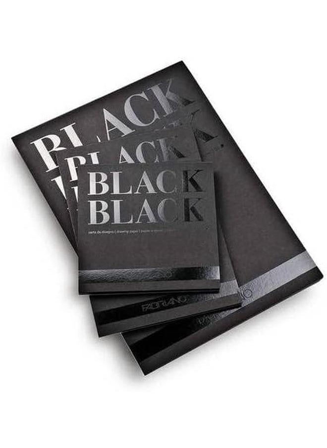 A4 20 Sheets Drawing Paper 21 x 29.7 cm Size Black