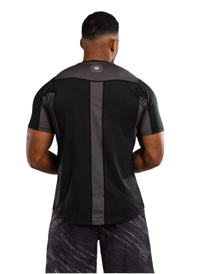 VENUM - VENUM RAPID DRY TECH T-SHIRT BLACK/STORM GREY - Image 1