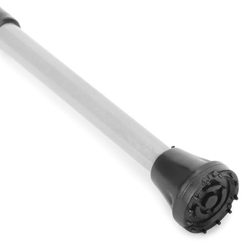 iwalk; Changing Lives Walking Stick with Adjustible Height Strong Steel Body for Patients, Old People or Physically Challenged - Silver - Image 3