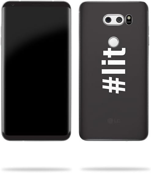 MightySkins Skin Compatible with LG V30 - Lit 2 | Protective, Durable, and Unique Vinyl Decal wrap Cover | Easy to Apply, Remove, and Change Styles | Made in The USA