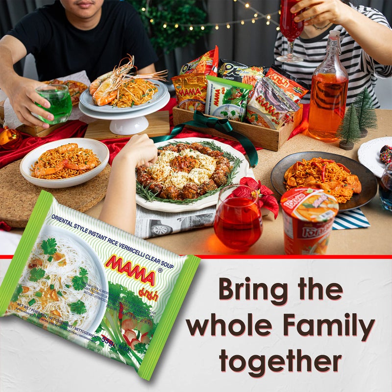 MAMA Noodles Vermicelli Clear Soup Instant Rice Noodles w/Delicious Thai Flavors, Hot & Spicy Noodles, No Trans Fat w/Fewer Calories Than Deep Fried Noodles 30 Pack - Image 5