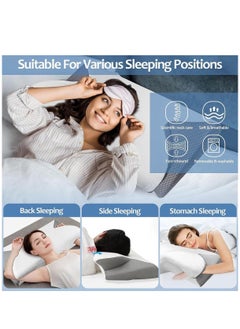 Memory Foam Pillow, Cervical Bed Pillow, Ergonomic Contour Pillow for Neck and Shoulder Pain - pzsku/Z019CE20EE5AC67B98727Z/45/_/1729668709/cb86c674-67ff-4317-bbd0-c41963aaa274