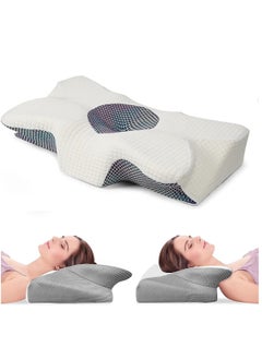 Memory Foam Pillow, Cervical Bed Pillow, Ergonomic Contour Pillow for Neck and Shoulder Pain - pzsku/Z019CE20EE5AC67B98727Z/45/_/1729668728/491b372e-3ac9-48c8-948f-4f5305eef51c