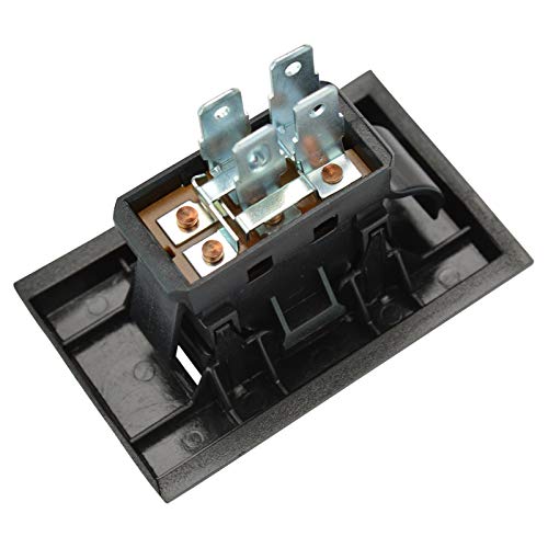 TRQ Fuel Gas Tank Selector Switch Dash Mounted Compatible with Chevy GMC C/K R/V Pickup Truck - Image 2