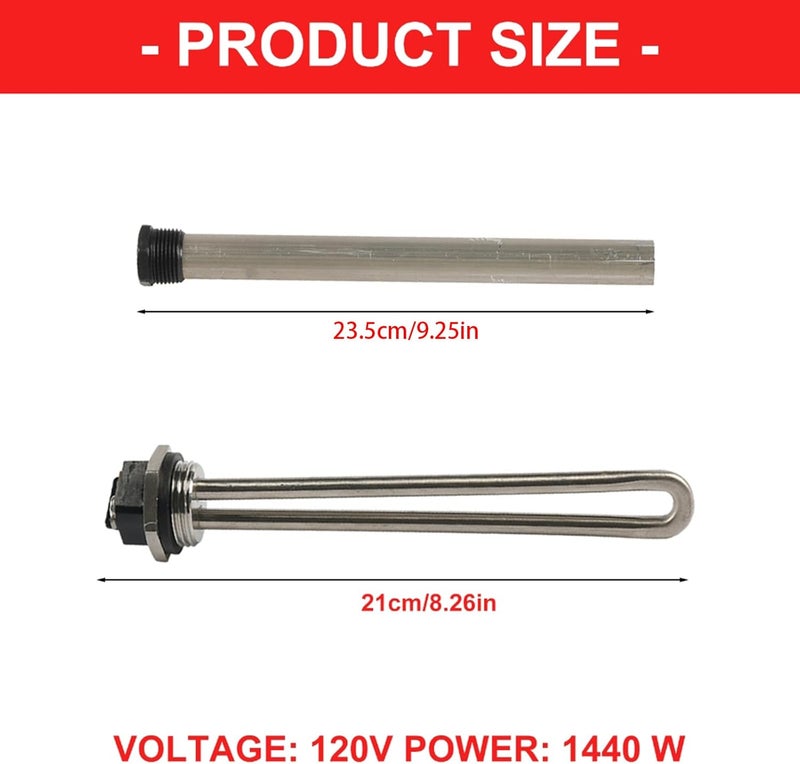 Campers Water Heater Heating Parts Replacement 520900 520789 for Select Models Includes Anode Rod and Sleeve Water Heater Heating Parts - Image 4