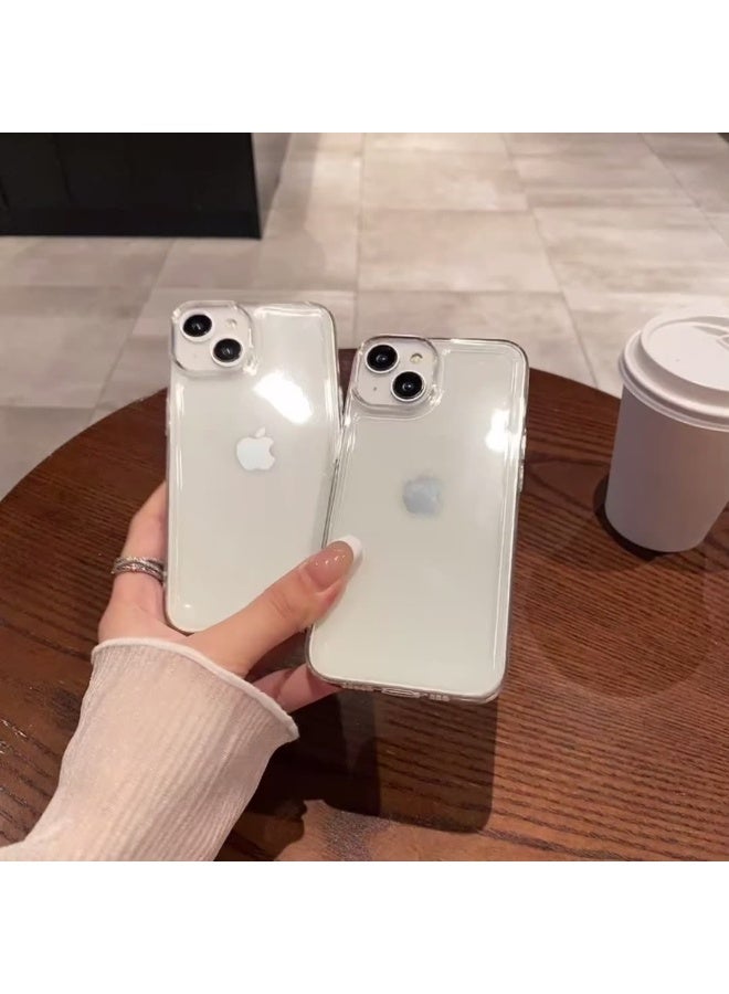 NIBEMINENT Large Hole Transparent Shell Simple Protective TPU Case Cover For iPhone 16 Pro Max - Image 1