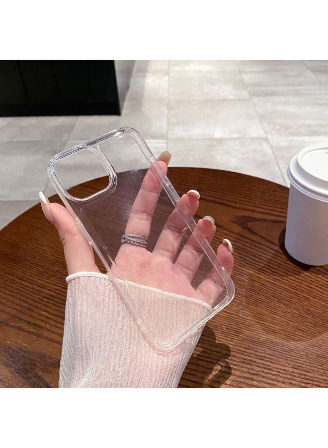 NIBEMINENT Large Hole Transparent Shell Simple Protective TPU Case Cover For iPhone 16 Pro Max - Image 2