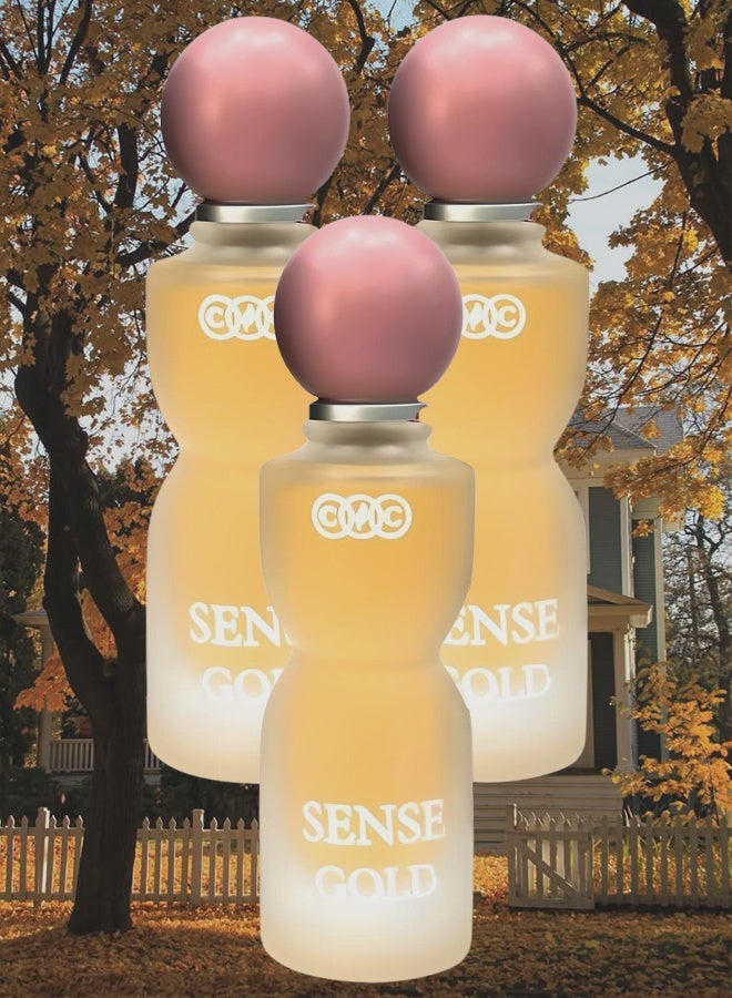 كلاسيك كولكشن 3 قطع عطر سينس جولد للنساء 25 مل - Image 1