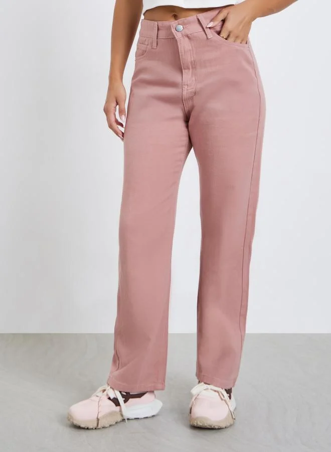 ستايلي جينز بأرجل واسعة