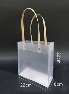 بريما طقم أكياس هدايا ورقية زهري فاتح مكون من 12 قطعة 22x8x22 سم  - Image 5