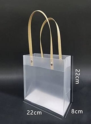 طقم أكياس هدايا شفافة مكون من 12 قطعة 22x8x22 سم - view 5